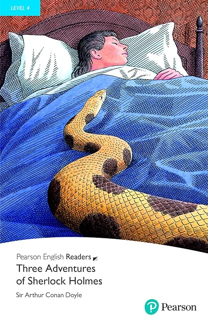 Portada de Readers.4/three adventures os sherlock holmes