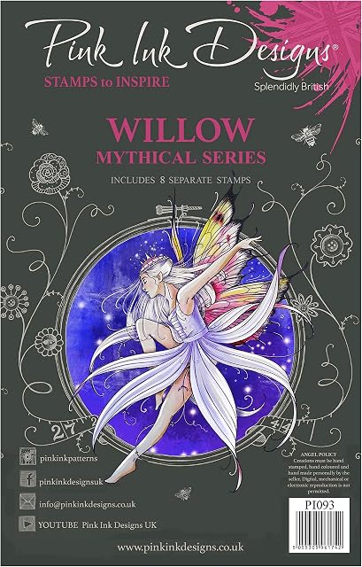 Pink Ink Designs Willow-Clear Stamp Set, A5