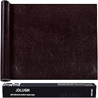 Vista 24 de Cinta de parche de reparación de cuero para sofá, 3.5 x 60 pulgadas, autoadhesiva para sofá, asiento de auto, silla de oficina, muebles de cuero