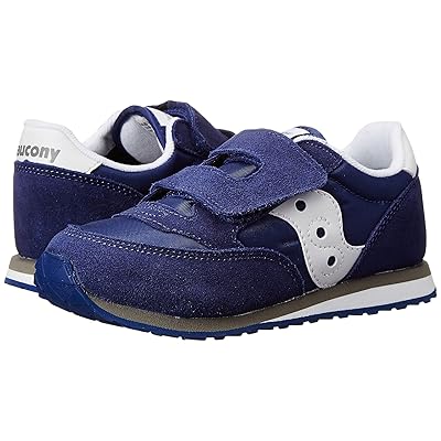 Saucony Kids Jazz Hook Loop Sneaker (Toddler/Little Kid) Kids Shoes Cobalt Blue