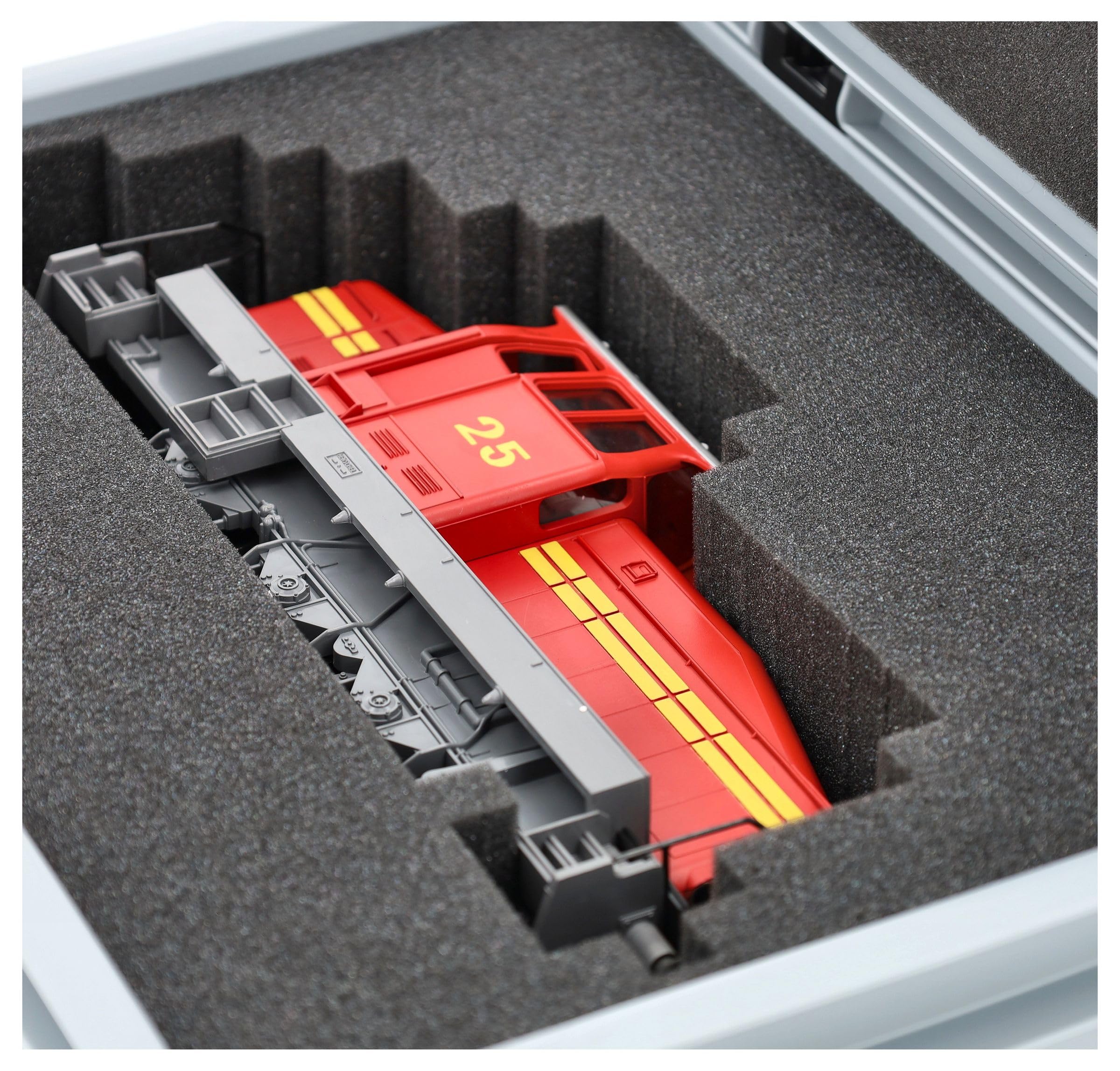 Feldherr Maletín Eurobox 40 x 30 x 28,5 cm con Tapa abatible y Espuma para Recoger y desplumar, Juego Completo para Transportar y Proteger Equipos de Forma Segura