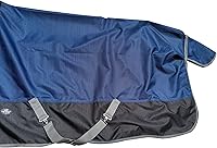 Vista 25 de 1200Denier - Manta impermeable y transpirable para caballo (78", azul real)