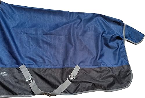 Miniatura 25 de 1200Denier - Manta impermeable y transpirable para caballo (78", azul real)