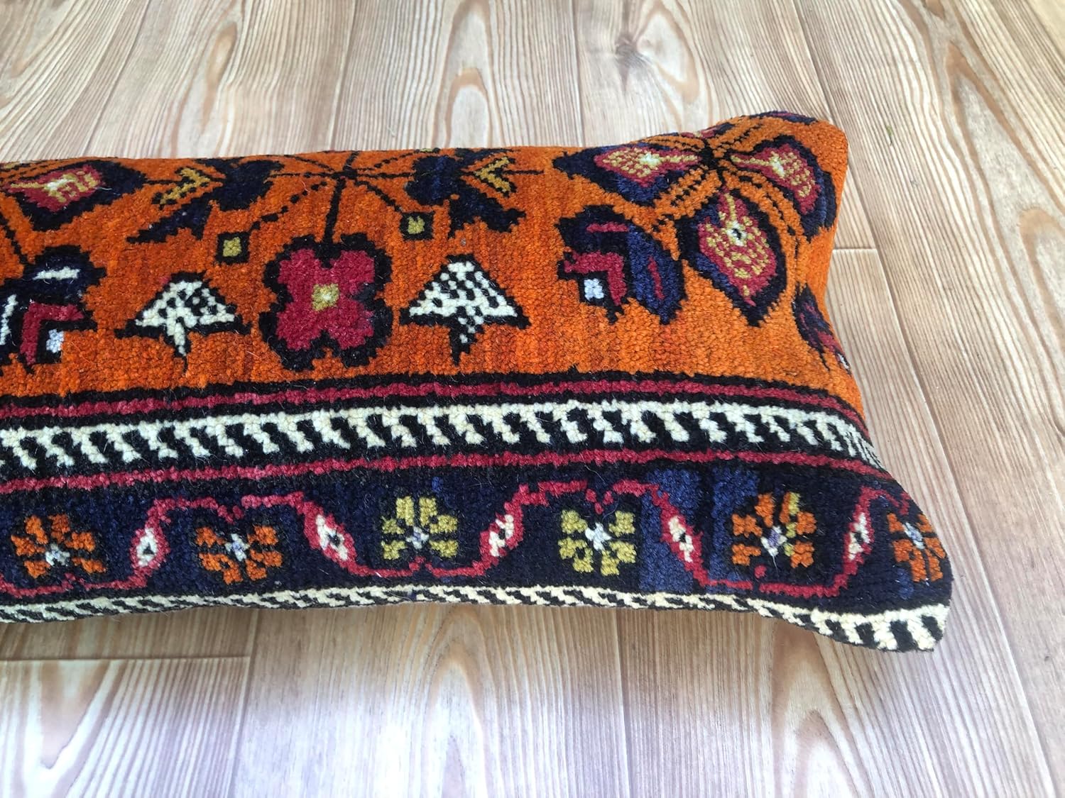 Turkish Lumbar Pillow Covers | Turkish Rug Pillow Cover | 11 x 33 inches Turkish Lumbar Pillows,Turkish Rug Pillow Cover