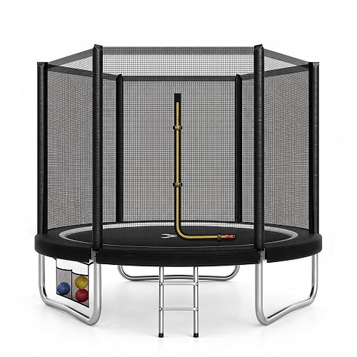 JUMMICO Trampoline extérieur Ø 183/228/305/366/427 cm, Trampoline de Jardin pour