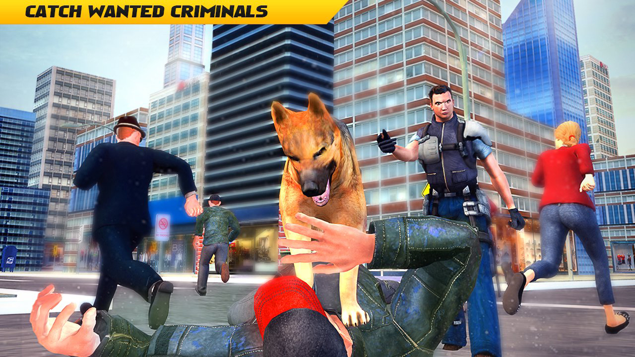 Police Dog n Police Car Rush Chase Crime City Gangsters Attack: Cops ...