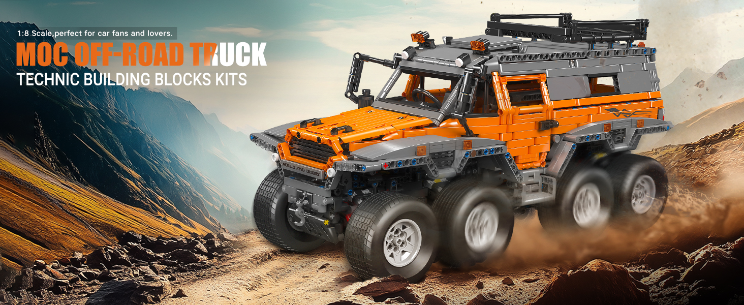 Amazon.com: Mould King 13088 Off-Road Pickup Trucks Building Kits