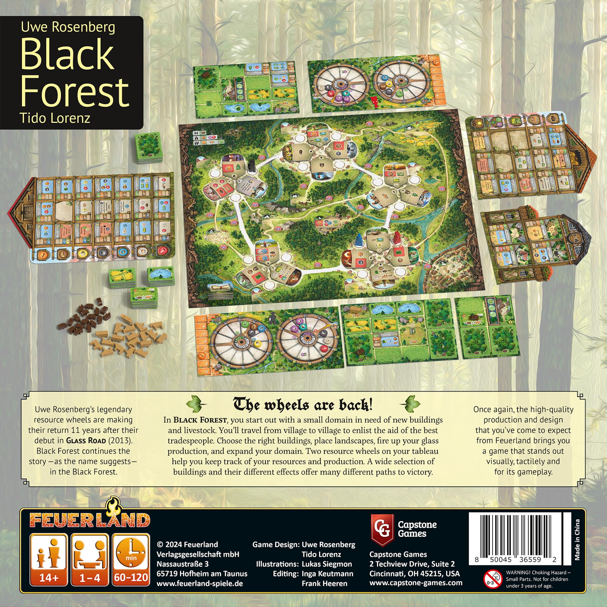 Black Forest Gioco da tavolo | Gioco di strategia nelle profondità della foresta | EN