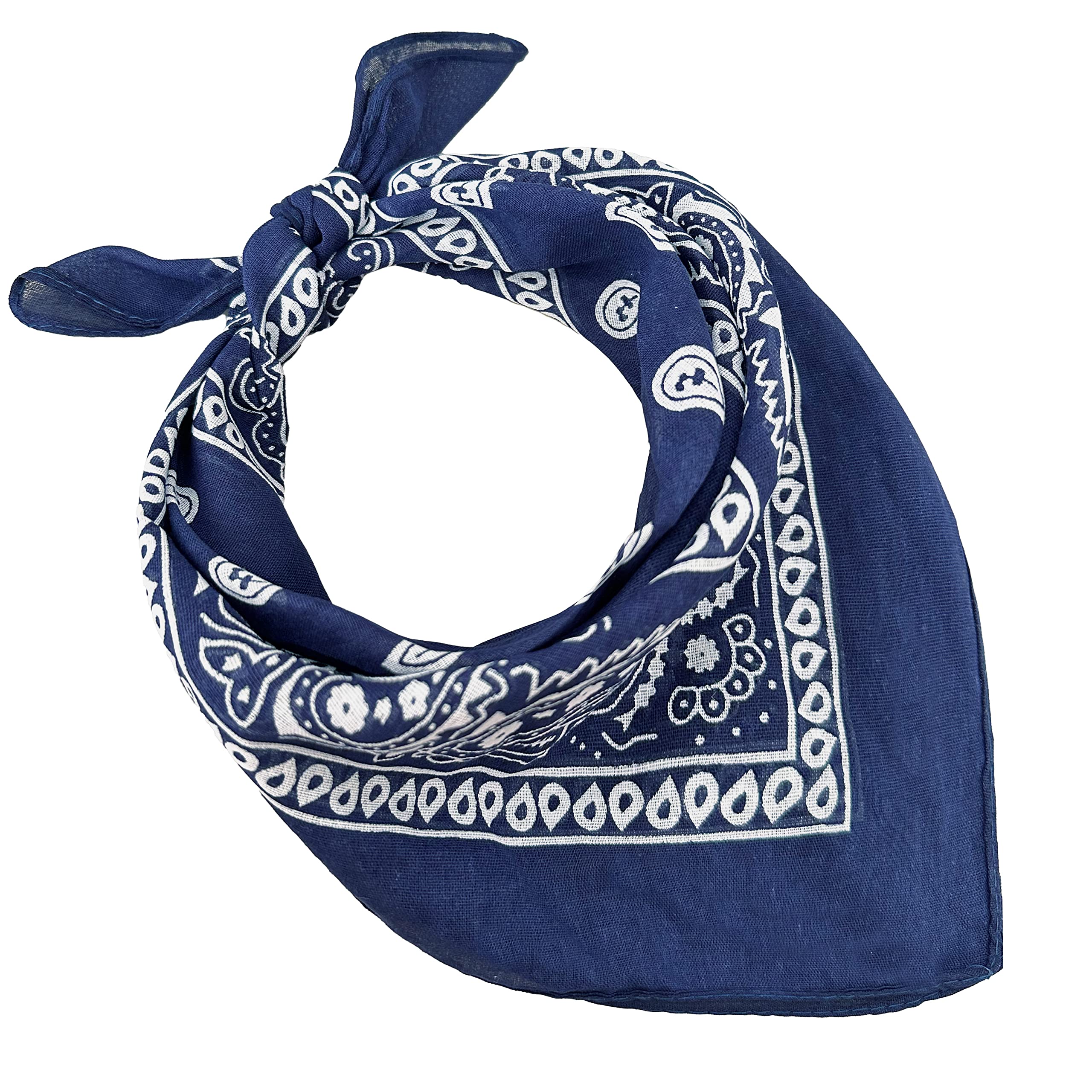 JOPHY & CO. 100% algodón BANDANA SET 3/5/10 para Mujeres Hombres Niños Unisex Único y/o Paisley Pattern COD. A644 — view 14