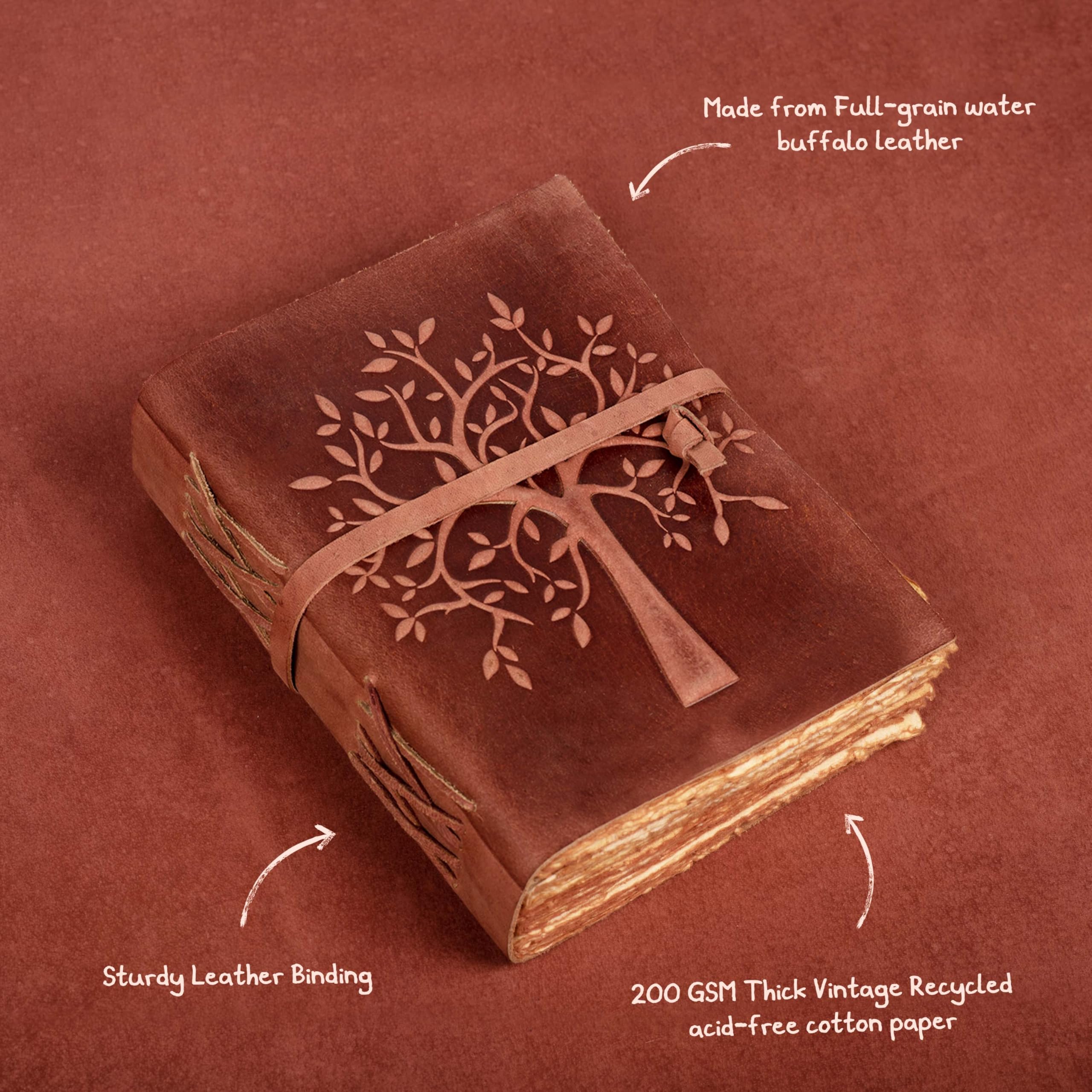 LEATHER VILLAGE Tree of Lifeジャーナルノートブック Amazon | LEATHER VILLAGE Tree of Life ジャーナルノートブック