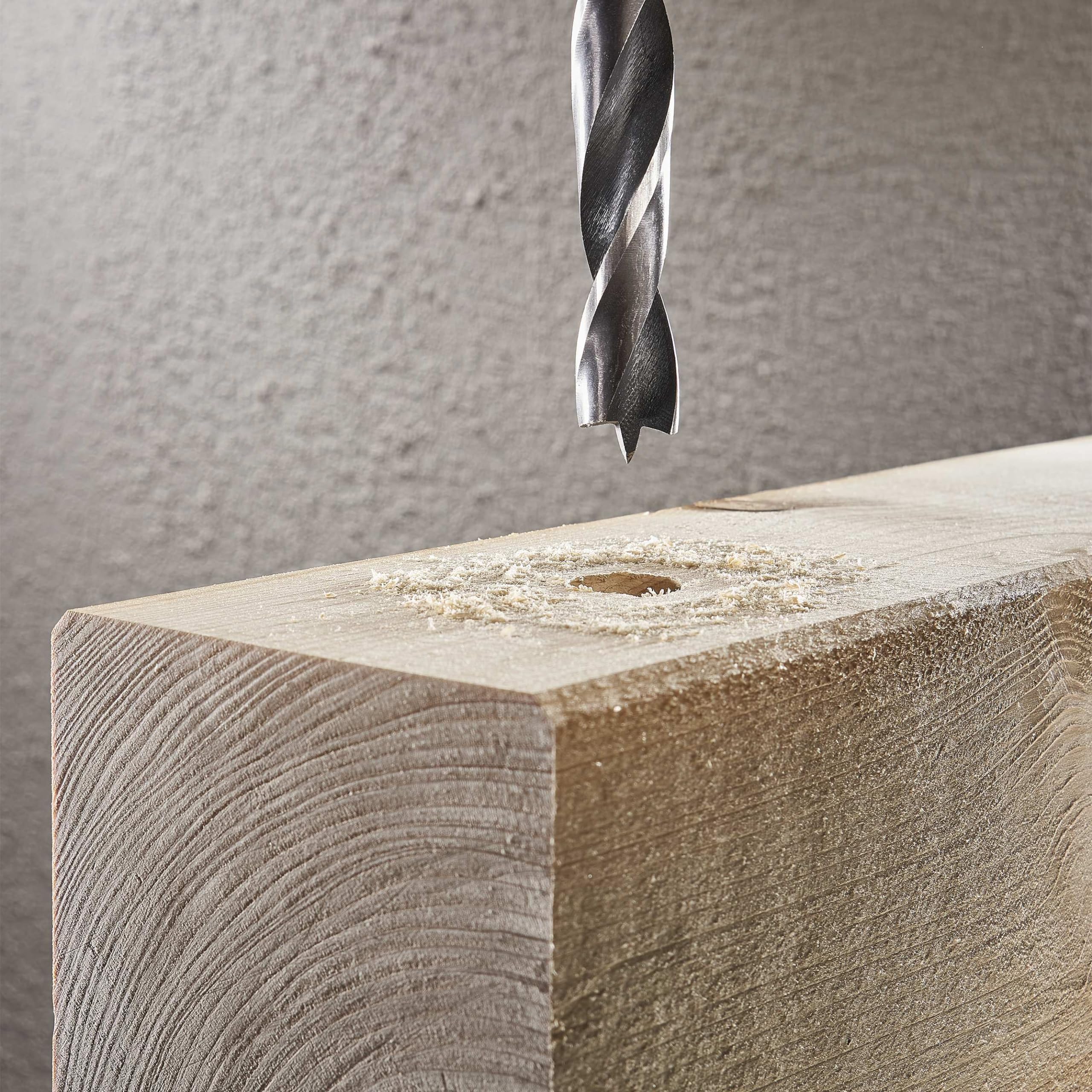 Bundle of wolfcraft Guida per spinatura – Calibro di spinatura per giunzioni in legno I 4640000+ wolfcraft Set di base per eseguire fori a profondità limitata I 8639000