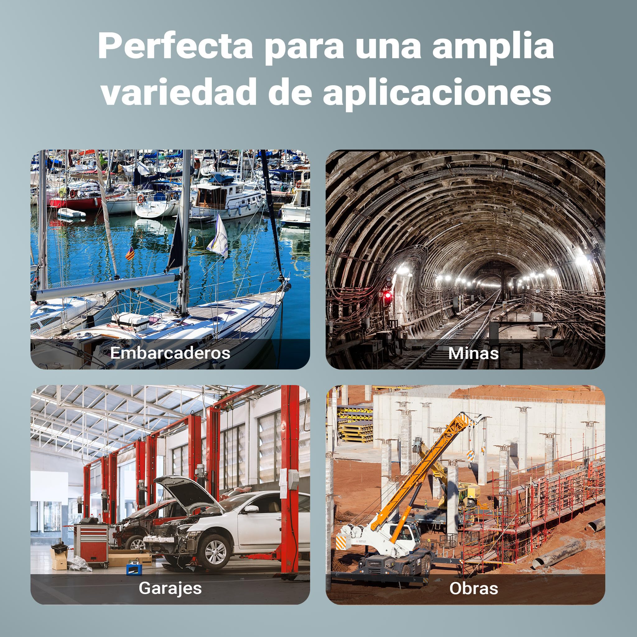 Wiltec Mini polipasto de palanca 250 kg con cadena G100 y carcasa de aluminio cabrestante manual de 1,5 m de elevación sistema de freno y engranaje reductor para mayor seguridad y facilidad de uso