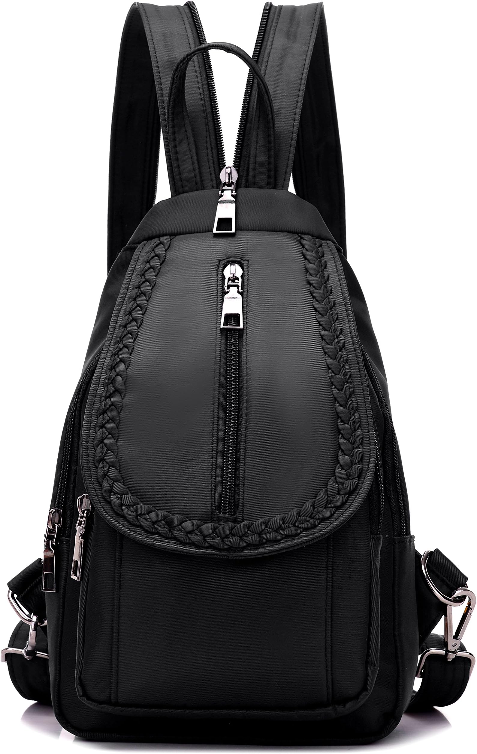 NOVOSACO Women Convertible Small Nylon Backpack Purse Sling Shoulder Bag