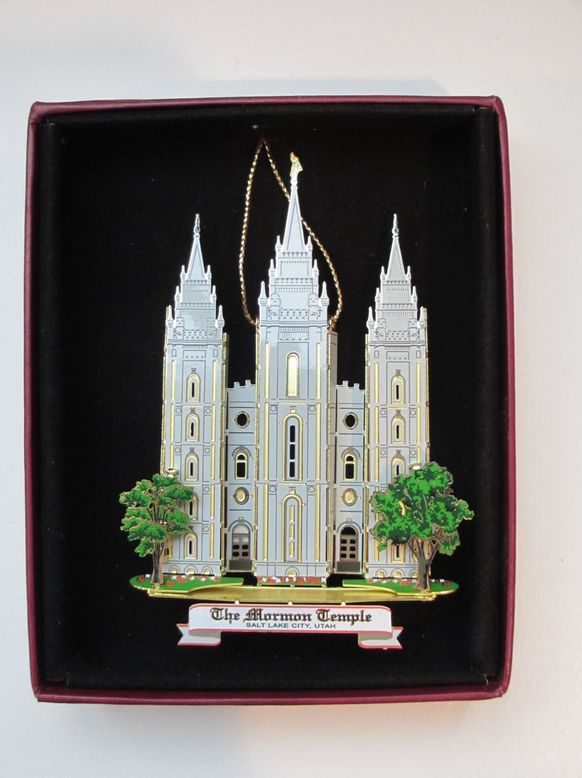 Nations TreasuresMormon Temple Christmas Ornament Salt Lake City Utah Souvenir Gift