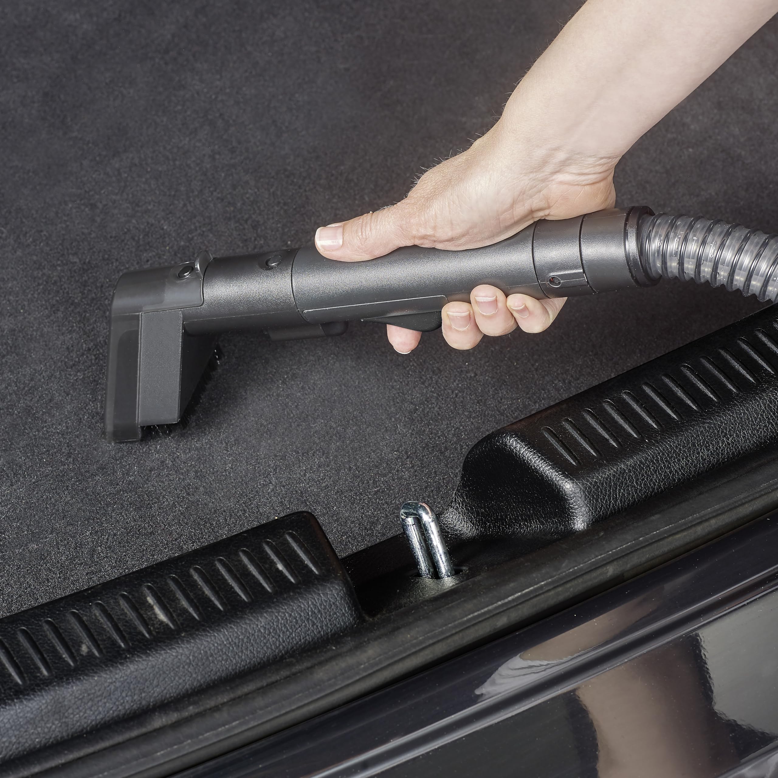 SEVERIN Shampouineuse S-Power, Détacheur Nettoyeur pour canapés, tissus, tapis, intérieur de voiture, textiles - Moteur puissant 450W, réservoir d'eau propore 1,25L, Noir anthracite, SC 7188