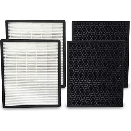 LV-PUR131 Lot De 3 Filtres De Rechange Pour Purificateur D'air LEVOIT LV- PUR131 Et LV-PUR131s, LV-PUR131-RF, Filtres HEPA Et Charbon Actif