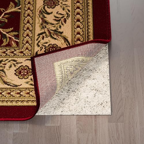 Ottomanson Almohadilla antideslizante para alfombra con agarre de 2 pies 6 pulgadas x 13 pies 11 pulgadas de grosor, protección para cualquier