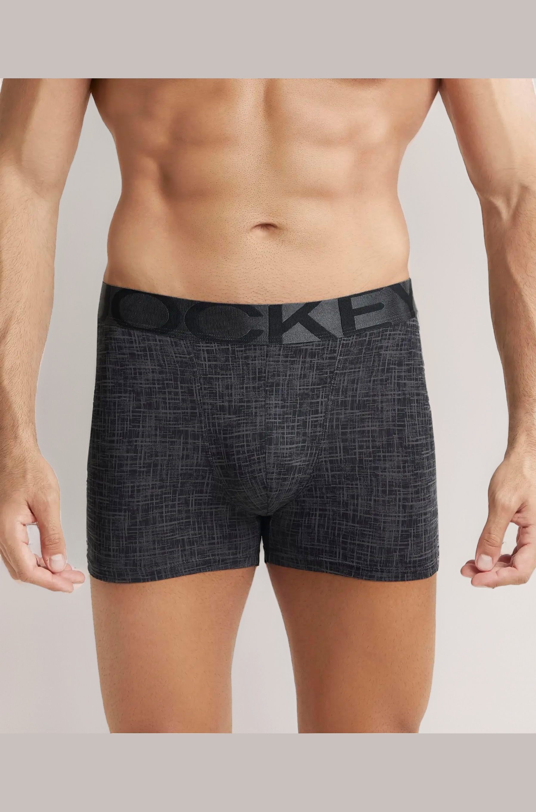 Jockey IC30 Men's Tactel Microfiber Elastane Stretch Printed Trunk with Moisture Move Treatment (Prints May Vary)