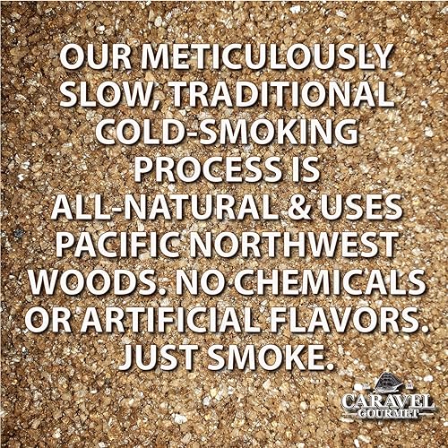Miniatura 2 de Caravel Gourmet - Sales de mar ahumadas - Ahumadas naturalmente sobre madera del noroeste del Pacífico ahumado intenso delicioso totalmente natural