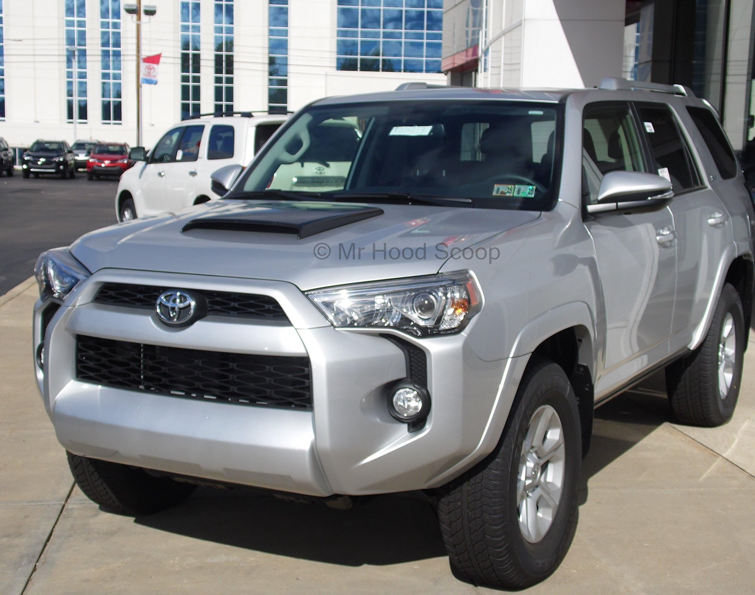 Unpainted Hood Scoop Compatible with 1984-2018 Toyota 4runner by MrHoodScoop HS003