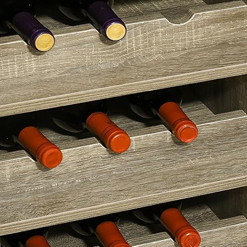 Miniatura 9 de HOMCOM Moderno gabinete de buffet con puerta corrediza, gabinete de bar de vino con almacenamiento, gabinete de almacenamiento de cocina con