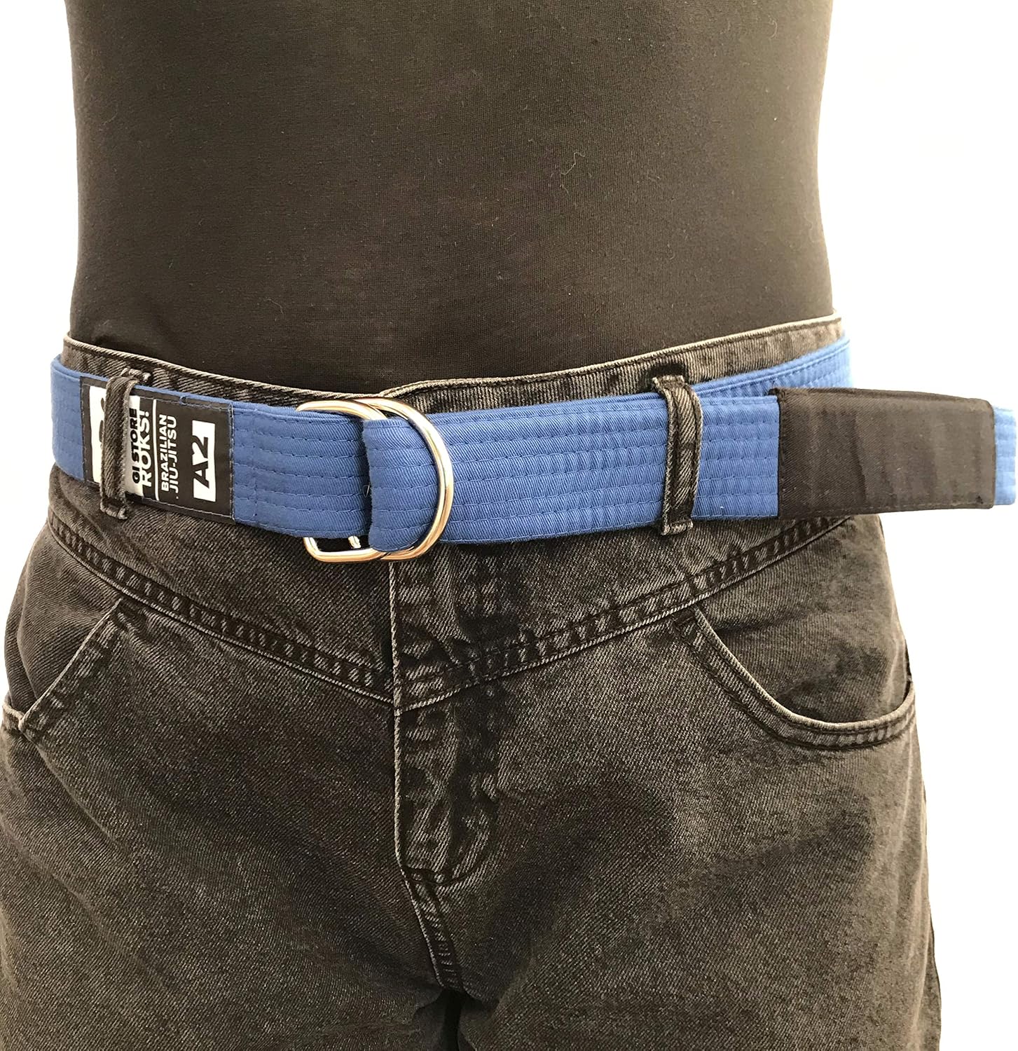 Casual BJJ Jiu Jitsu Gi Belt for Everyday, All Jiu-Jitsu Rank Levels (White, Blue, Purple, Brown, Black)