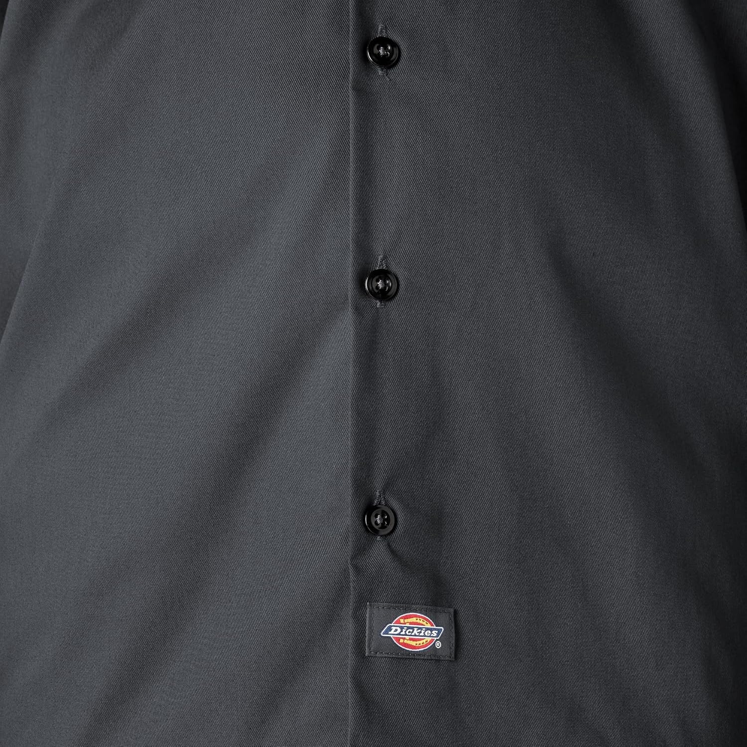 Dickies Long Sleeve Work Shirt, Charcoal, L - Image 7