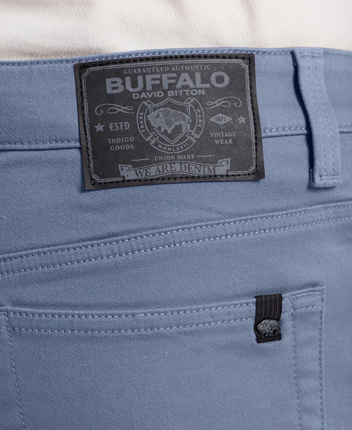 Buffalo David Bitton Mens Non-Denim Relaxed Straight Dean French Terry Shorts with Cotton Blend Stretch - Image 5