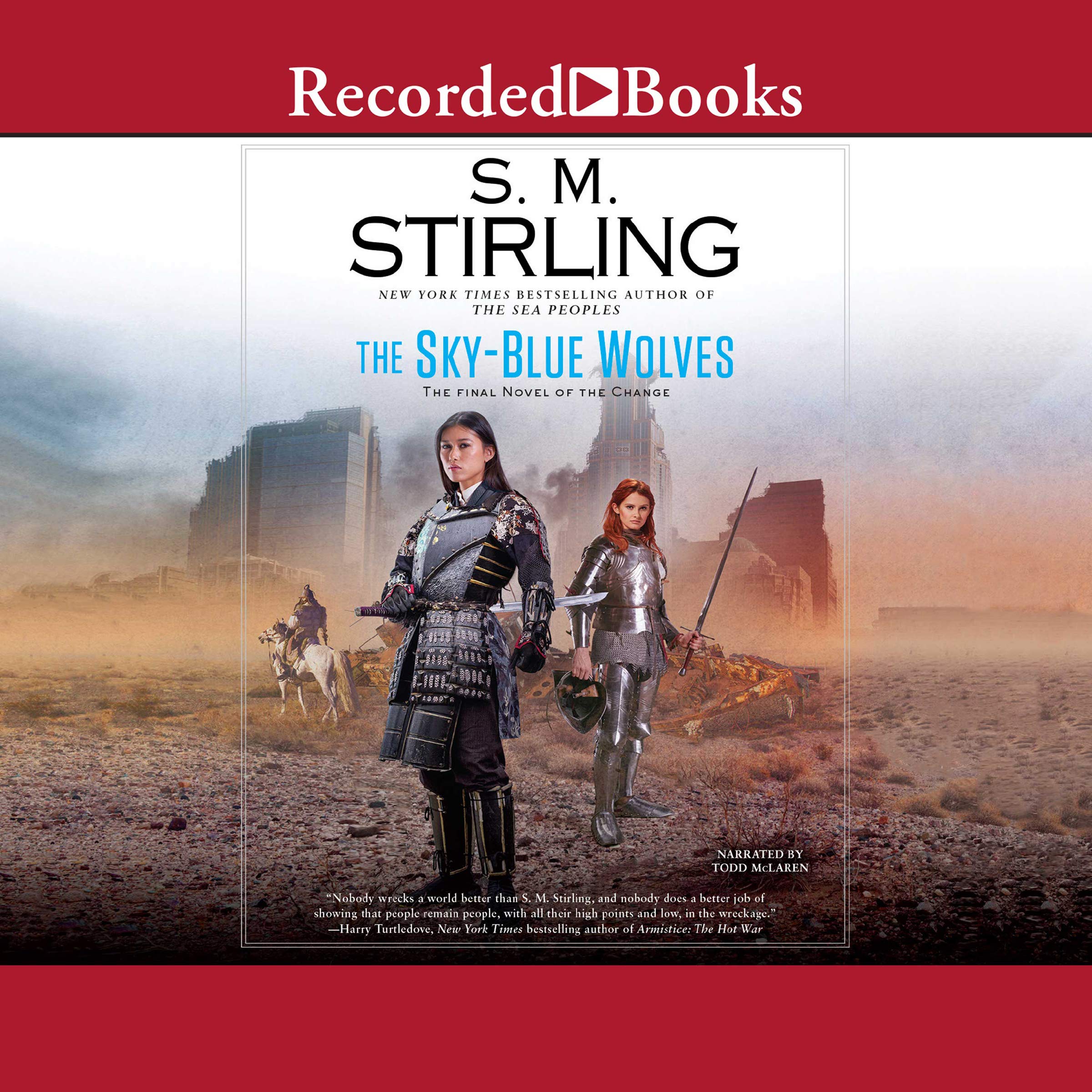 Cover art for The Sky-Blue Wolves