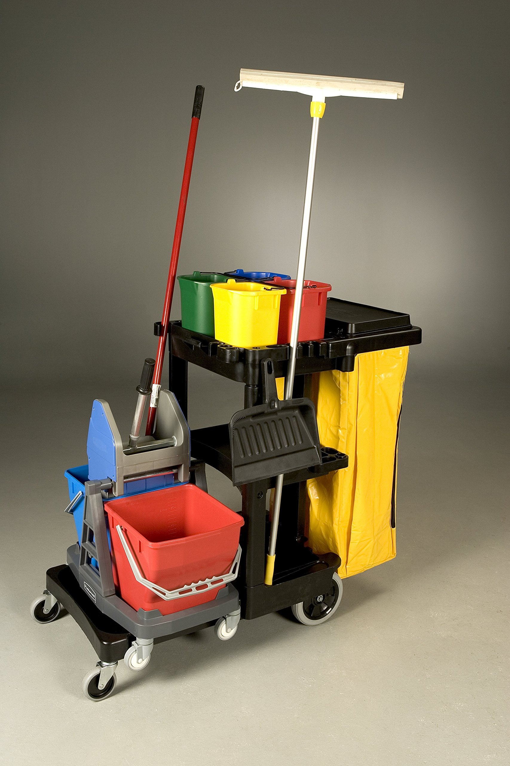 Rubbermaid Reinigungswagen inkl Vinyl-Abfallsack 1168 x 552 x 975 mm