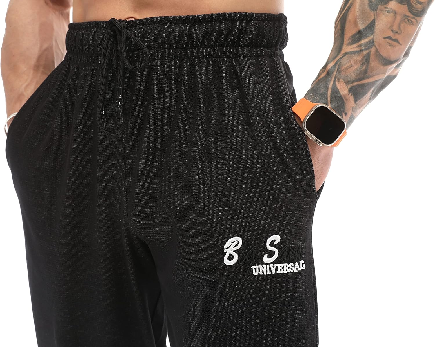 Men's Loose Fit Sweatpants Cotton Baggy Pants - Image 8