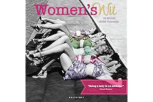 Graphique Reading Woman Calendar 2024 | 12” x 12” | Monthly Grid | Marked Holidays