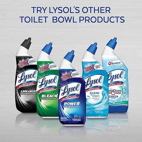Miniatura 5 de Lysol Lime & Rust - Gel limpiador de inodoro para limpieza y desinfectación, destruye las manchas del agua dura y el óxido, 24 onzas (paquete de 3)