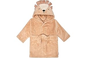 Gerber Unisex Baby Soft Hooded Animal Bathrobe