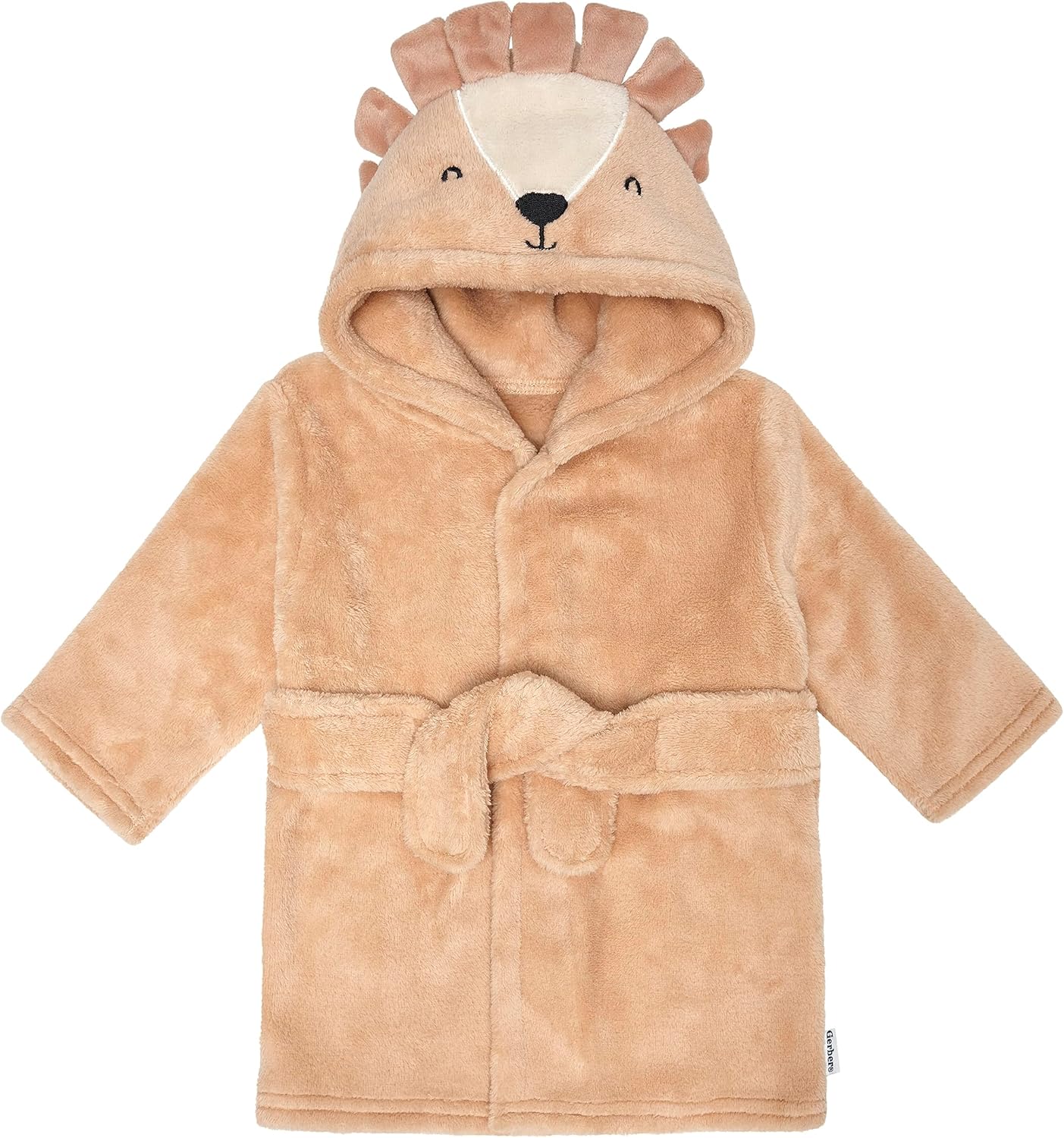 Gerber Unisex Child Plushy Mushy Hooded Animal Character Bathrobe
