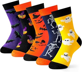 Moyel Halloween Socks Kids Funny Halloween Gifts for Boys Girls