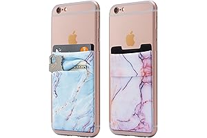 Phone Card Holder: Marble Design for Convenient Card and Money Storage