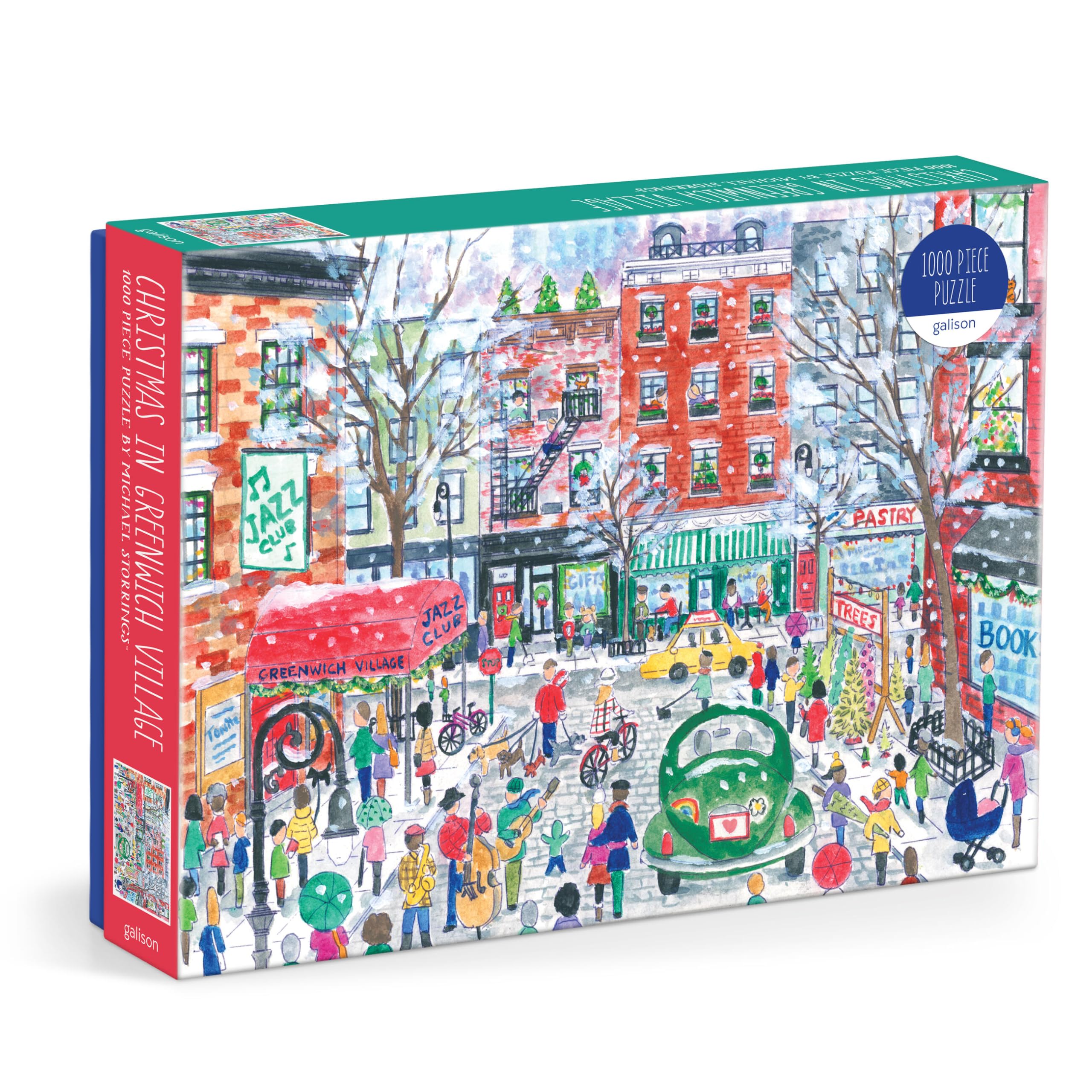 Amazon.com: Galison Christmas in Greenwich Village – 1000 Piece