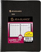 Vista 1 de AT-A-GLANCE Libro de citas semanal reciclado, 6 x 9 pulgadas, negro, 2013 (70-865-05)