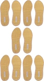 Plantilla de Junco (5 Pares), Color Amarillo, Talla 38