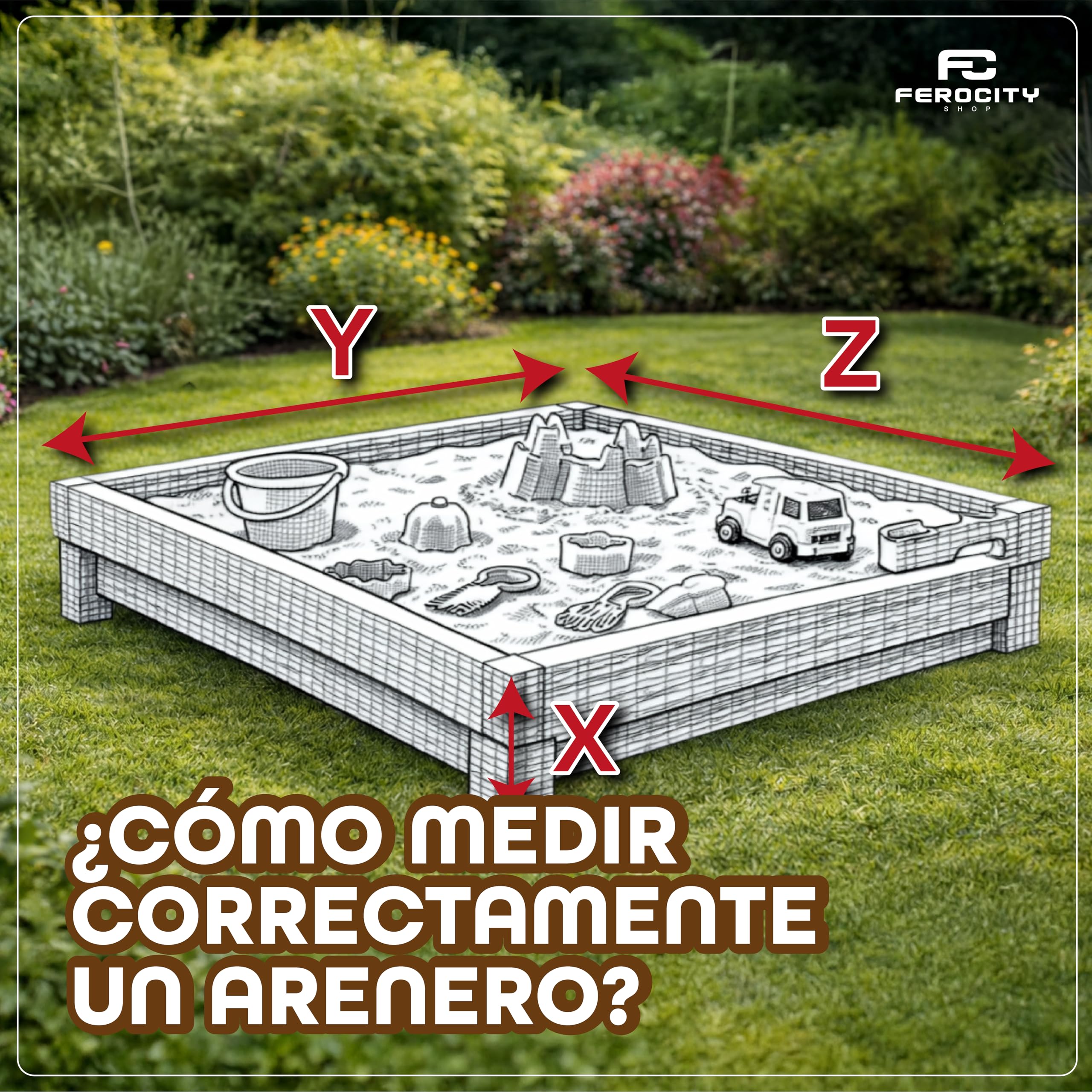 Funda Personalizada Cubierta para arenero a Medida para Todas Las Tallas | Transpirable, Resistente al Agua y al Viento | Cubierta Protectora para arenero, Color Negro [131]