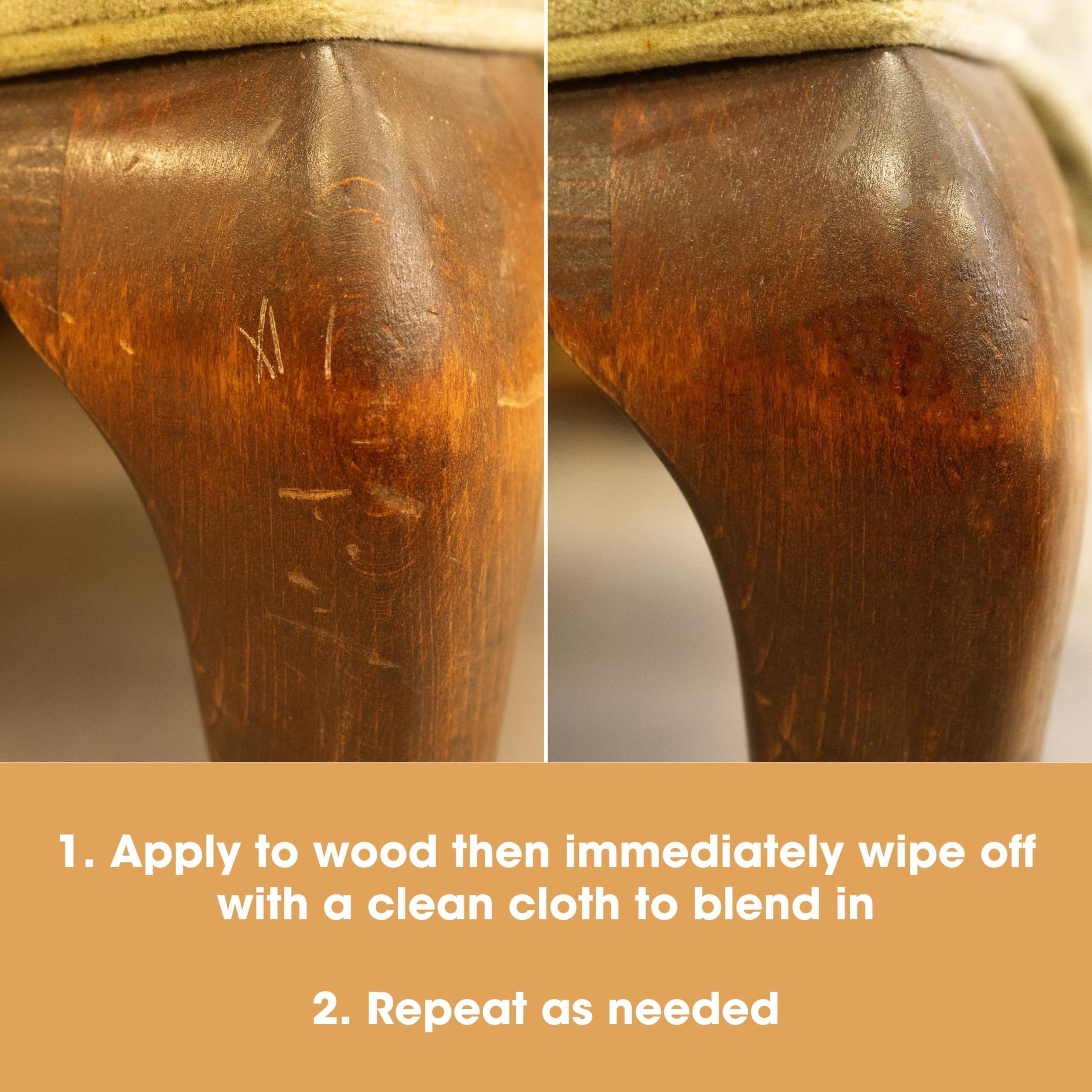 Furniture Clinic Penna Per Riparazione Legno - Nero, Per Graffi E Ammaccature, Asciugatura Rapida, Adatta A Tutti I Legni - Foto 2