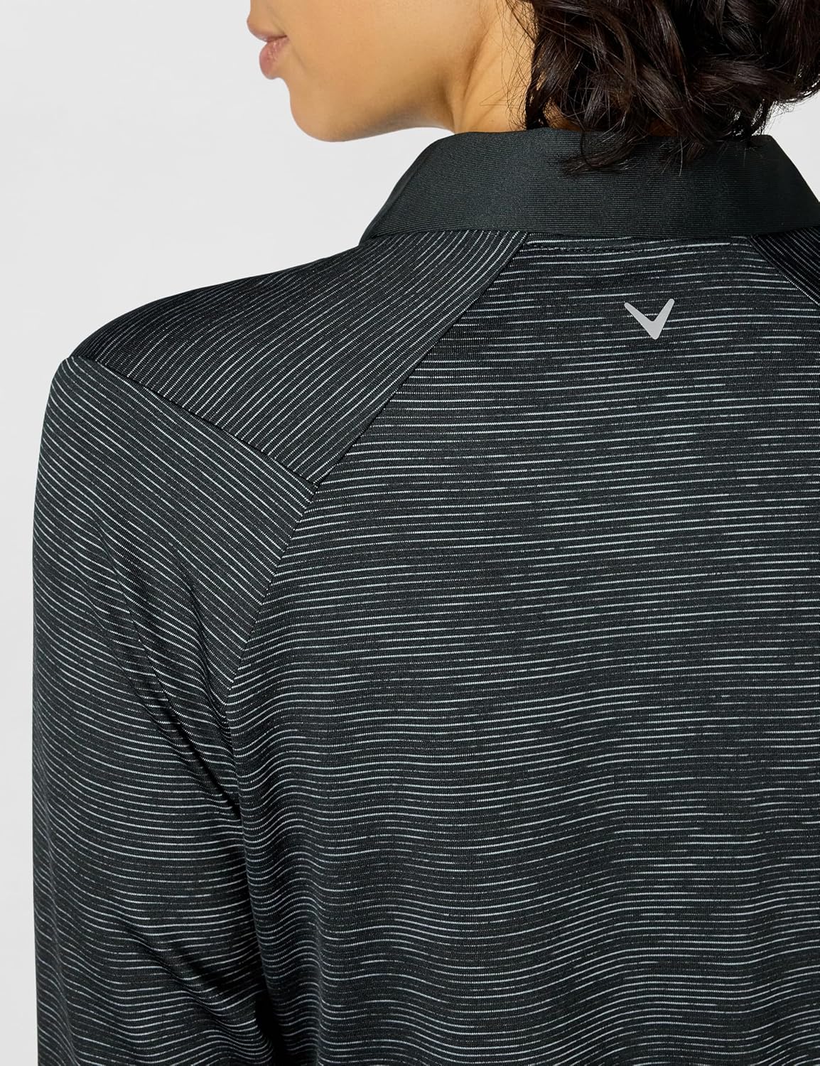 Callaway womens Swingtech™ 3/4 Sleeve Space Dye Golf Polo Shirt - Image 5