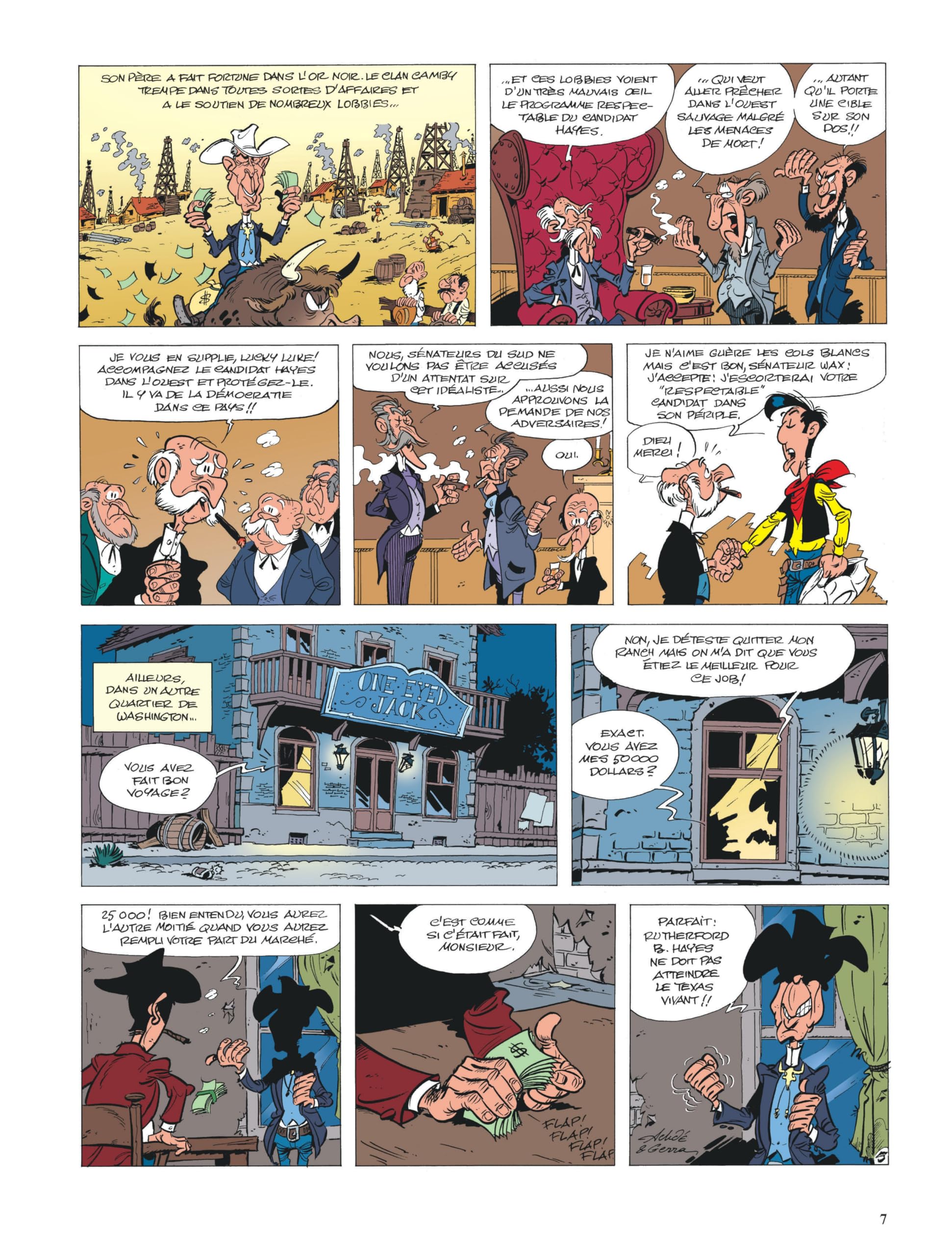 Les Aventures de Lucky Luke d'apr�s Morris - Tome 3 - L'Homme de Washington Gerra Laurent and Achd� - PT05