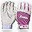 Franklin Sports Youth Teeball Batting Gloves - Youth Flex - Kids Batting Gloves for Teeball, Baseball, Softball - Pink/White - Extra Extra Small, 21206F00