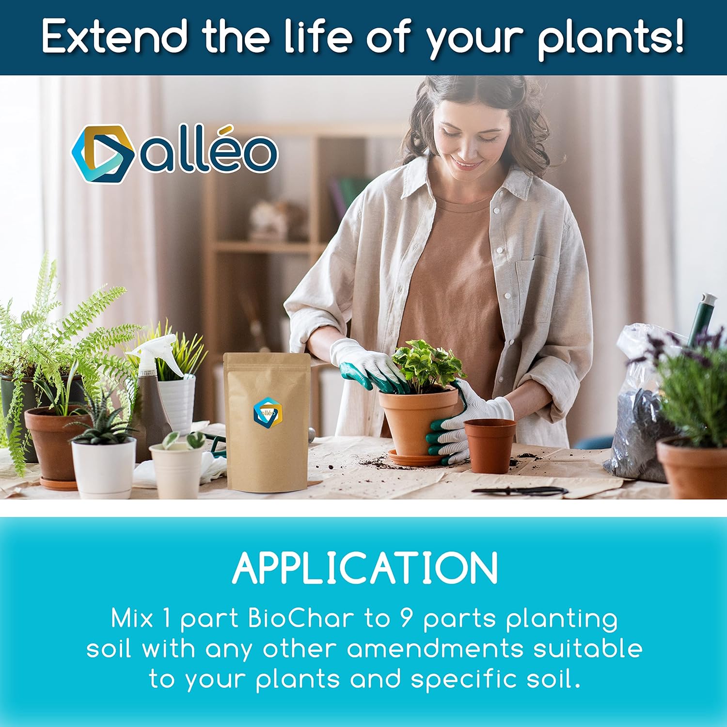 Superchar - Premium Charcoal Soil Amendment - 128oz & 24oz High-Yield Organic Fertilizer Supplement - All Natural Enhancer for Garden and Potting Soil - Stimulates Plants Growth- 128oz & 24oz