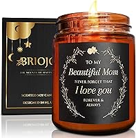 Vista 1 de Regalos de velas para mamá de hijo e hija, el mejor día de la madre, te amo, regalo de cumpleaños para ella, vela relajante de aromaterapia