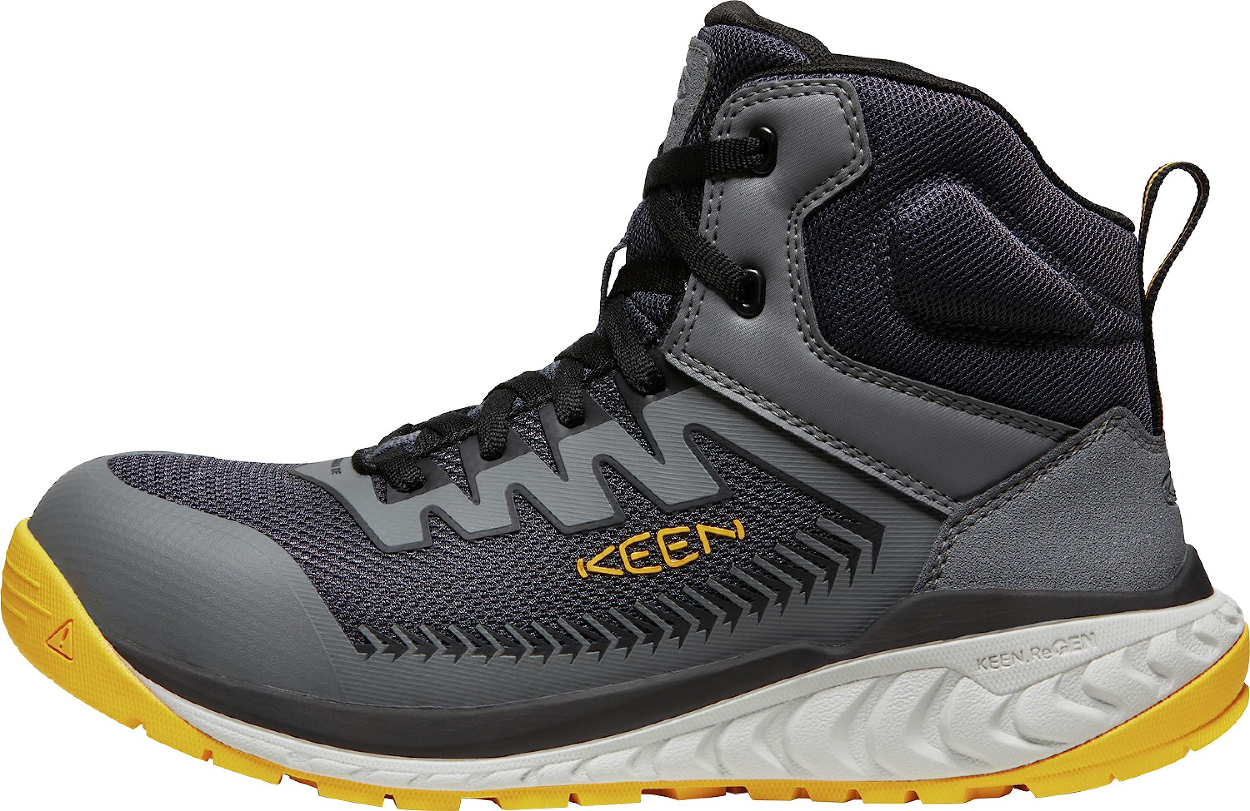 KEEN Utility Men's Arvada Mid Height Composite Toe Breathable Industrial Work Sneakers