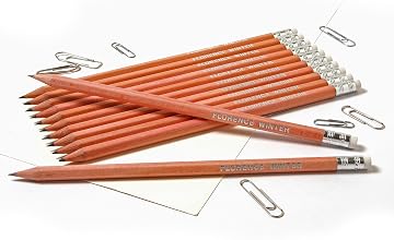 Chambers Pencils Natural Wood Graphite HB Pencils - Pack of 10