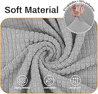 Vista 212 de Asnomy Couch Covers for 3 Cushion Couch Stretch Sofa Covers Slipcovers, Pet Protector Furniture Covers for Dogs Cats Spandex Jacquard Fabric Small